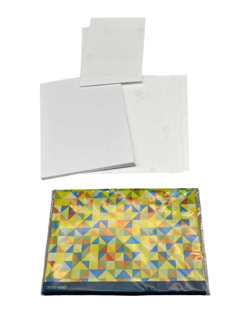 hp photo paper 10 at 5x7" 2 at 4x6" 5 envelops READ